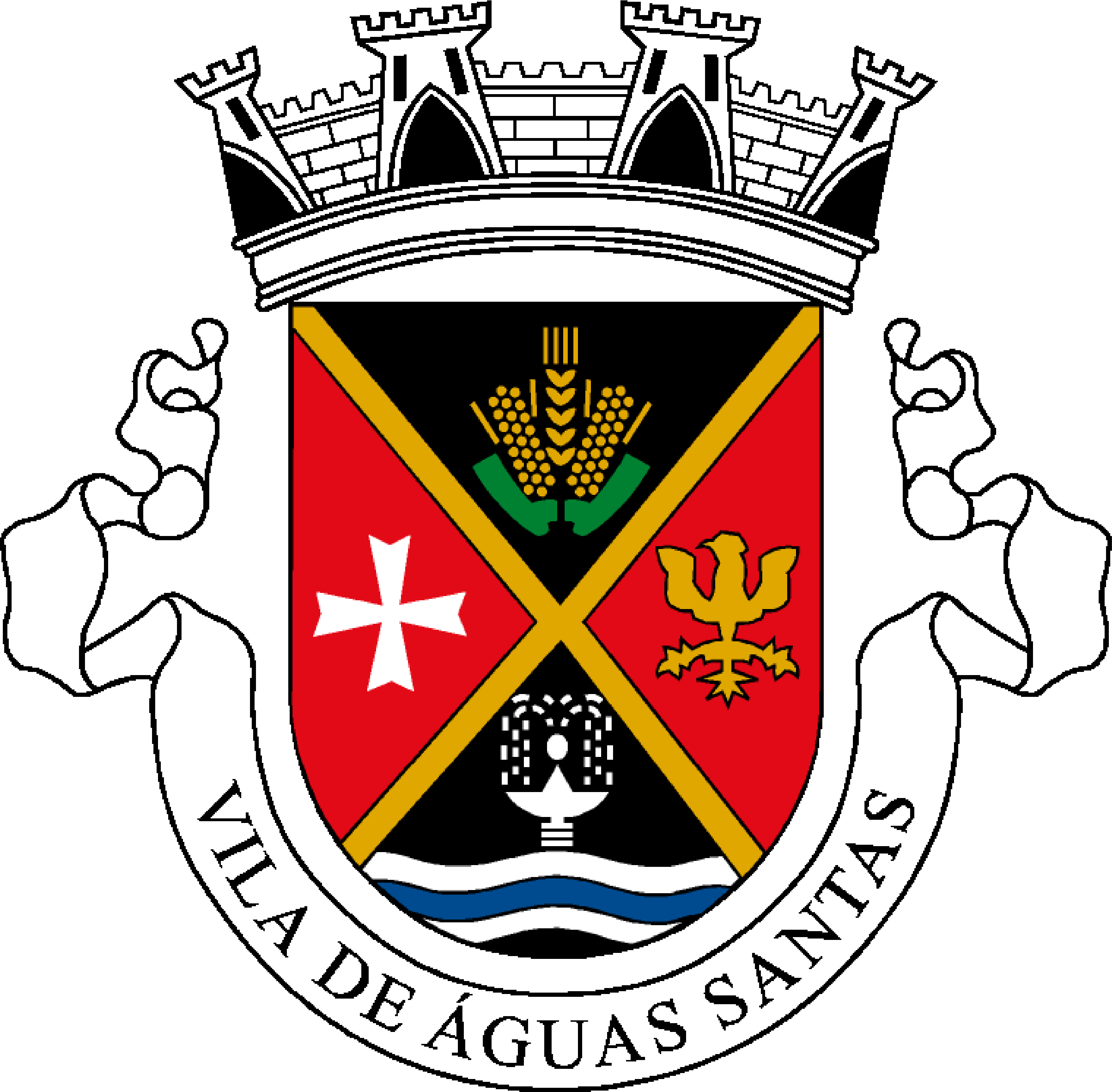 brasão da Junta de Freguesia de Águas Santas