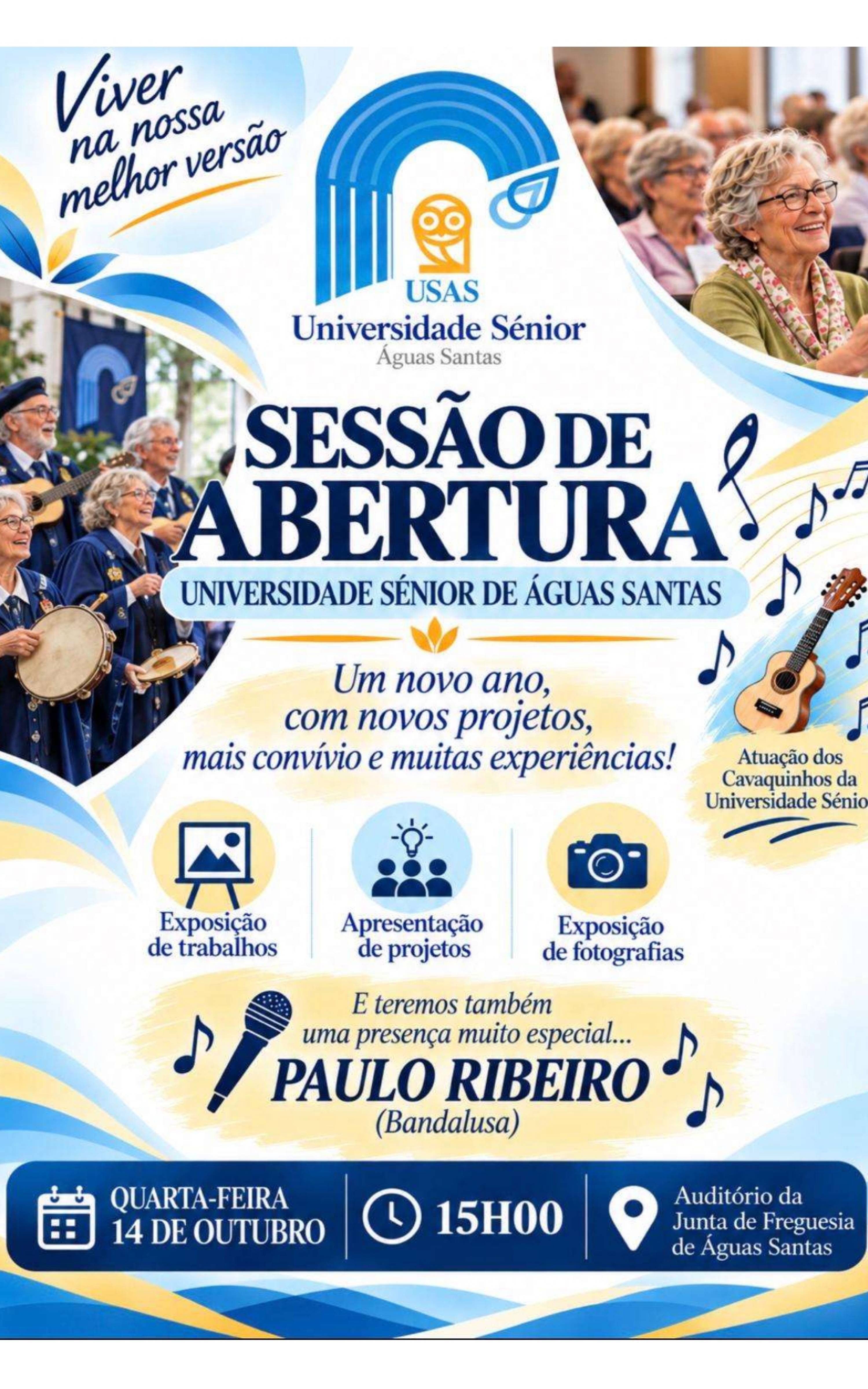 USAS: Sessão de abertura 2026/27